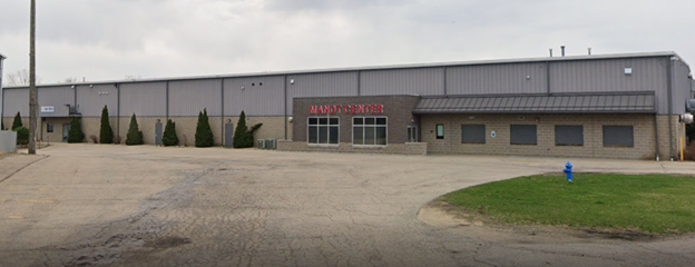 place to play hockey at ice arena in Stoughton